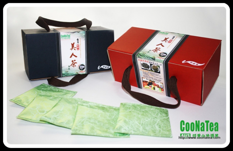 CooNaTea 阿里山美人茶三角立體茶包外盒